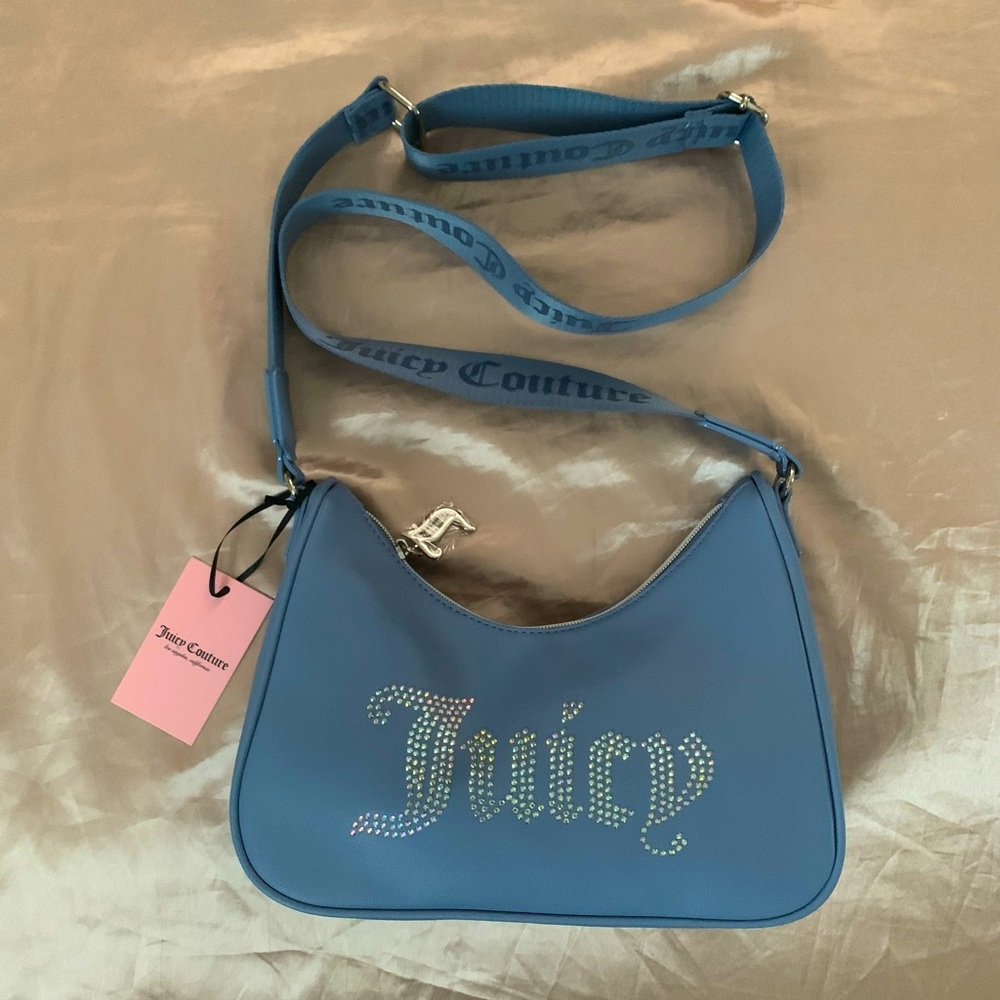 Juicy Couture Slate Blue Obsession Crossbody 🐳